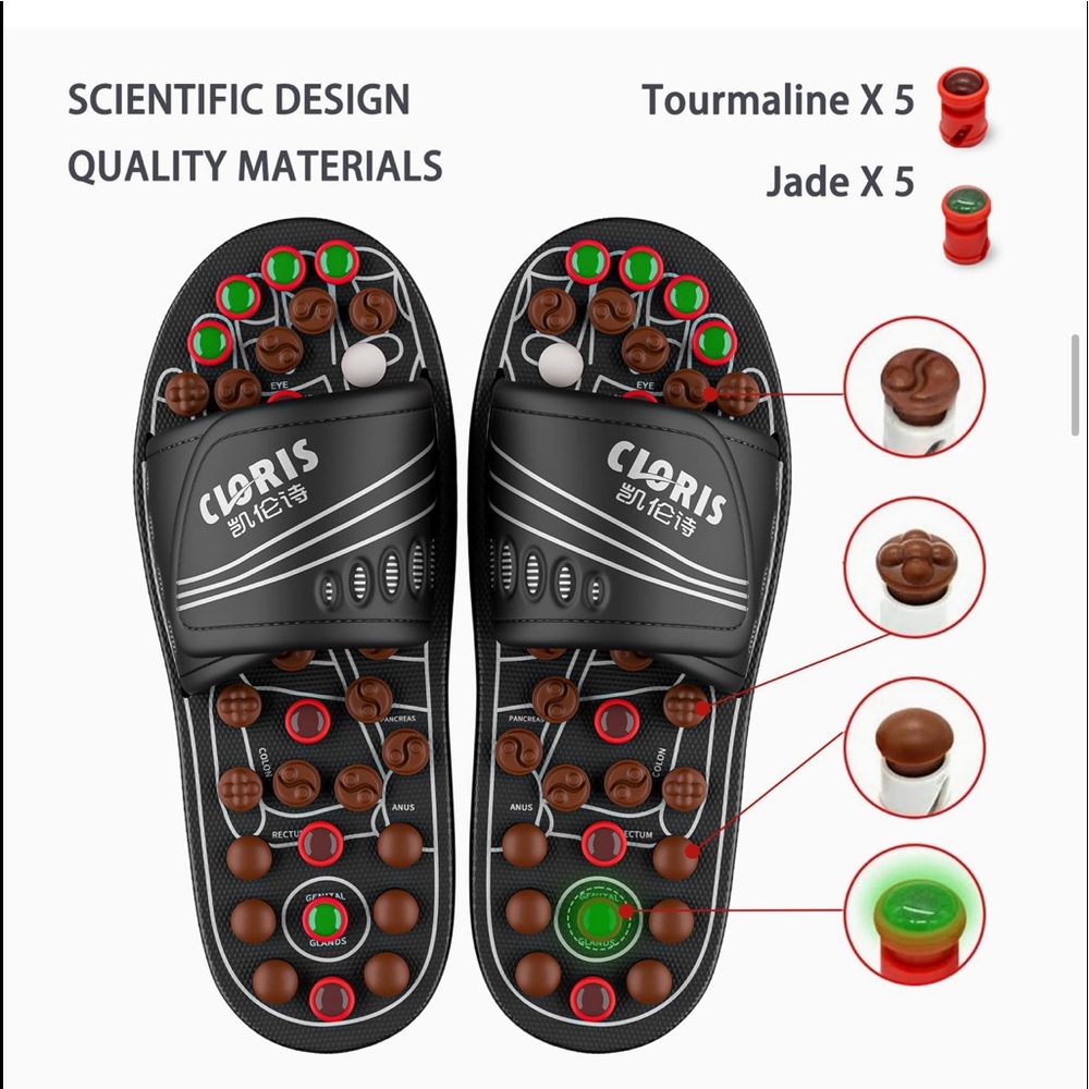 Cloris Deep tissue Circulation massage slippers
